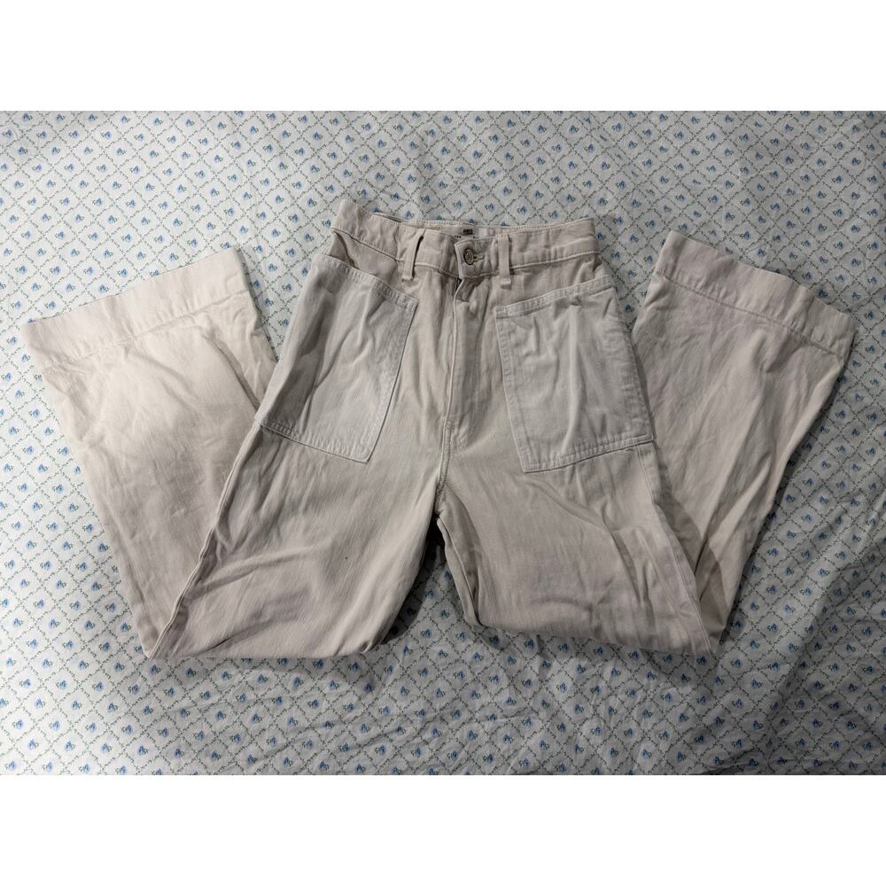 Midrise off white pants